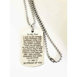 To My Son I Am So Proud Of You Keychain